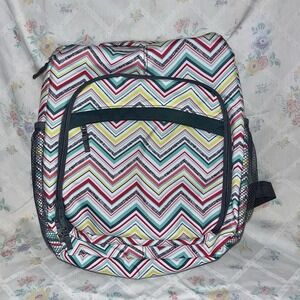THIRTY-ONE PARTY PUNCH CHEVRON SLING BAG‎ CAMERA / DIAPER BAG / BACKPACK 18x13x6